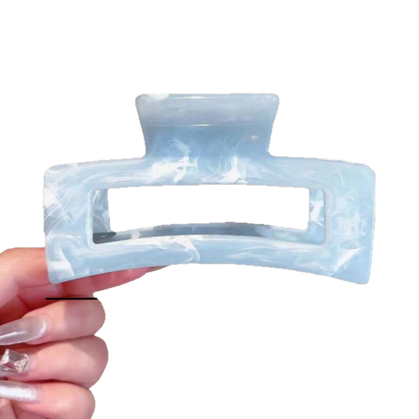 Ventas transfronterizas calientes acrílicas agarrar clip de cabello de tiburón cabeza de mujer clip de cabello de baño clip de cabello toque de cabello image 6