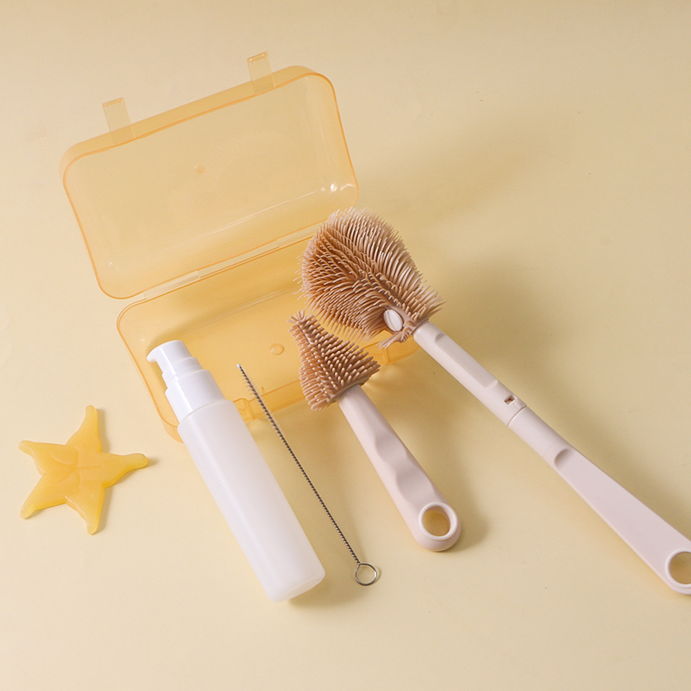 휴대용 젖병 젖꼭지 청소 4종 세트