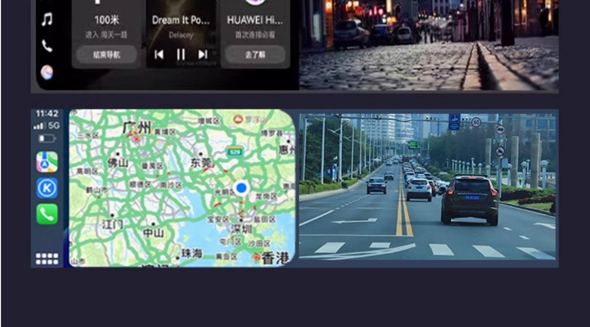 Suitable for 4K Hd Streaming Rearview Mirror Driving Recorder 2025 New Front and Rear Dual Cameras Suitable for Carpla