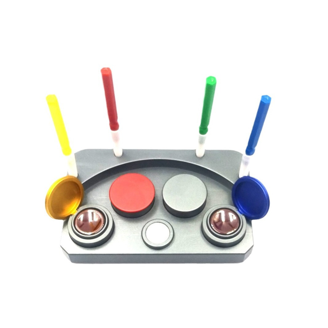 修表工具 油碟 四眼MS玛瑙油碟 四目金属油碟 玛瑙油碟 四眼油碟