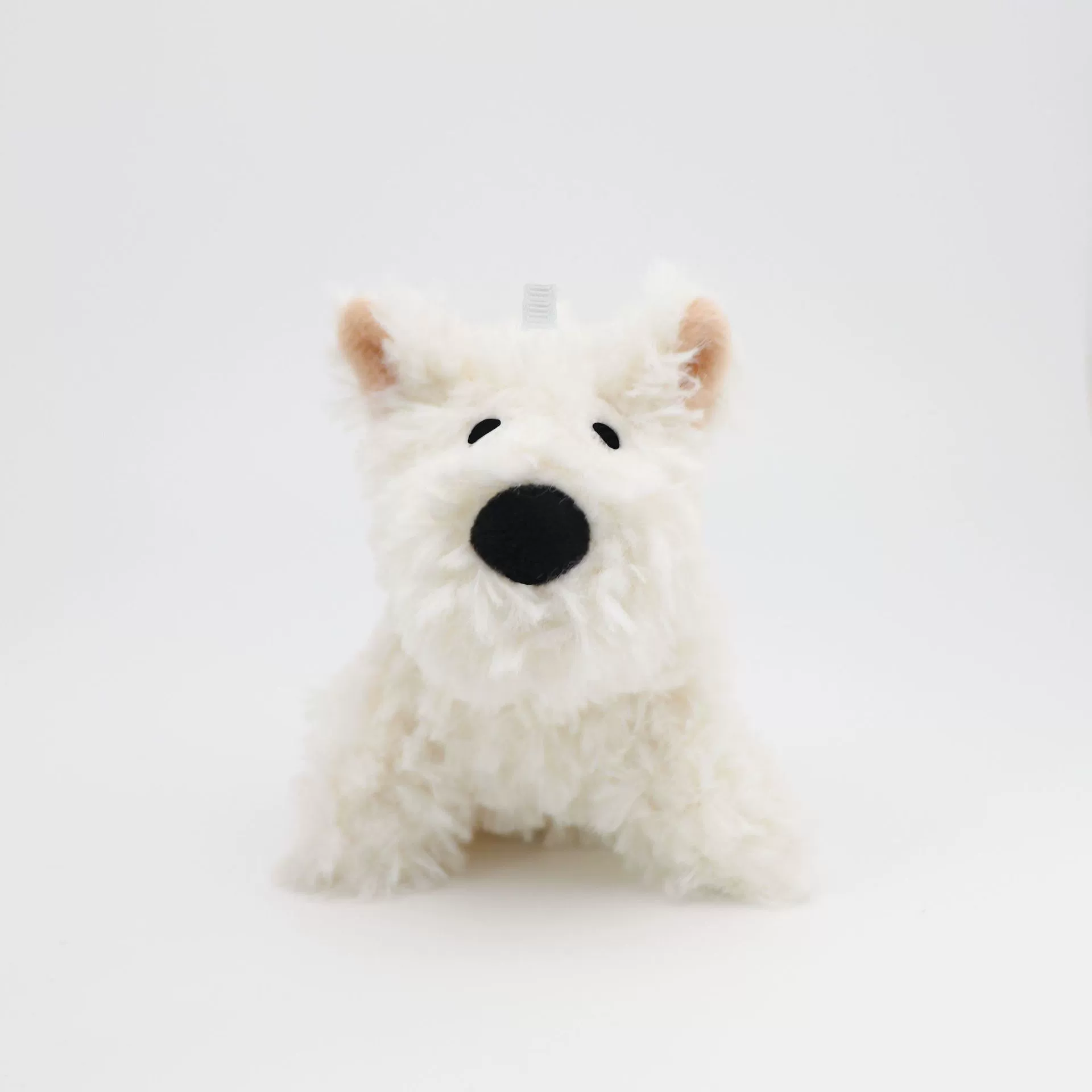 Сделай сам, высококачественная собака Вест-Хайленд, обнаженная, детская плюшевая кукла-собака, кулон, подвеска для сумки