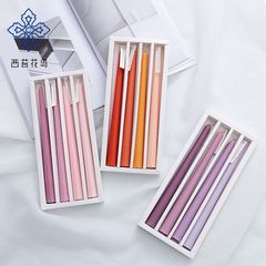 citta 4 pack scented candles wedding soy wax gradient birthday home old-fashioned long strip wax wholesale new