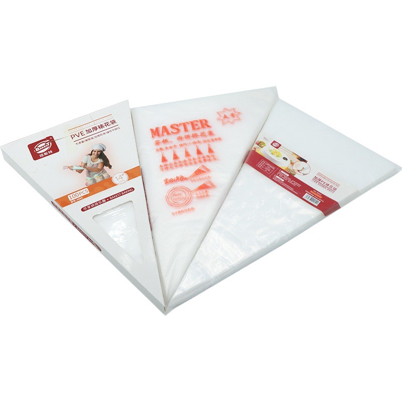 Bolsa de decoración de crema desechable, bolsa de exprimir, bolsa de decoración transparente desechable, bolsa de exprimir de crema de pastel