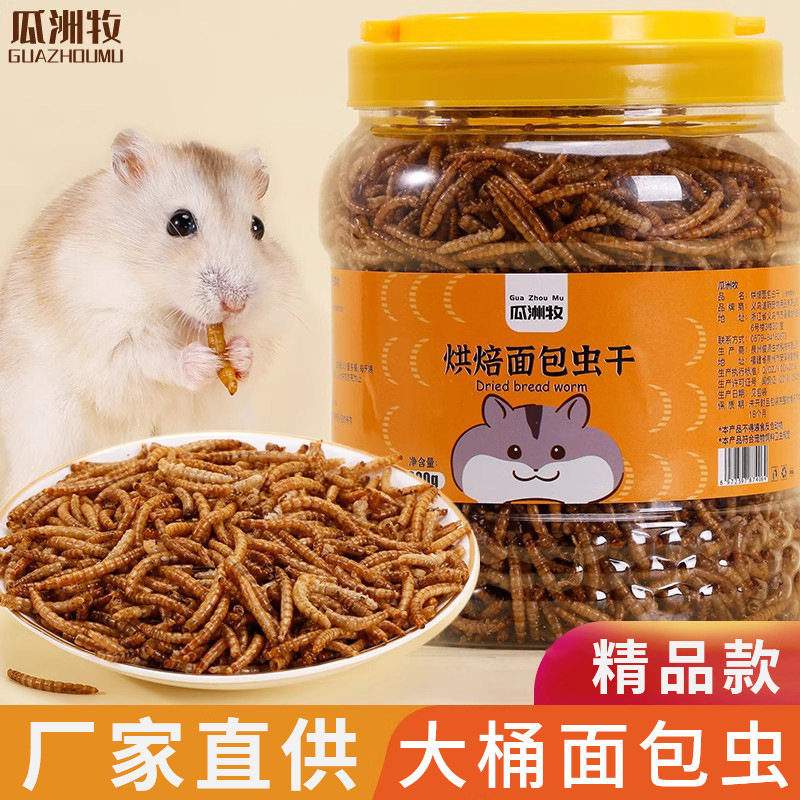 Hamster Food Hedgehog Golden Bear Mealworm Dried Turtle Food Mealworm Snack Supplies Staple Food 1500ml Mealworm