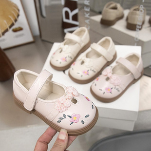 Girls Han Dynasty Princess Shoes 2025 New Girls Spring and Summer Sweet British Soft-Soled Small Leather Shoes Mary Jane
