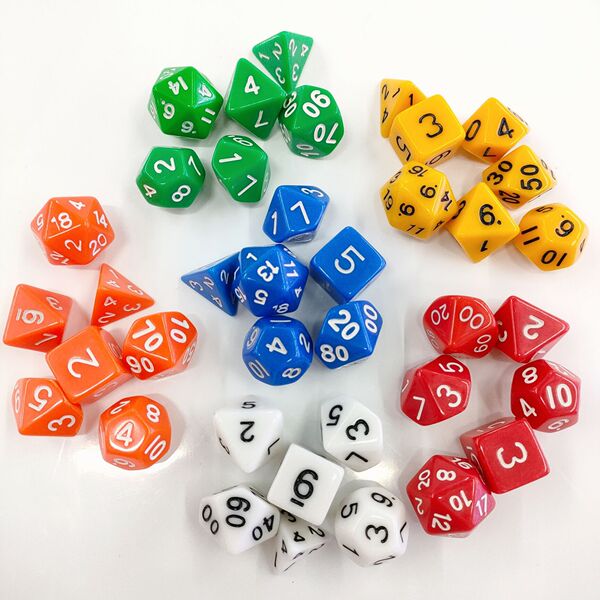 digital acrylic dice