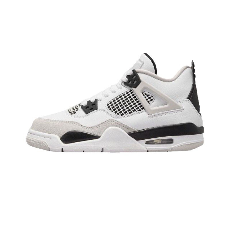 莆田純正工場 aj4 ホワイトセメント実用バスケットボールシューズパリ電動エアクッションロートップ男性と女性のスポーツシューズ|undefined