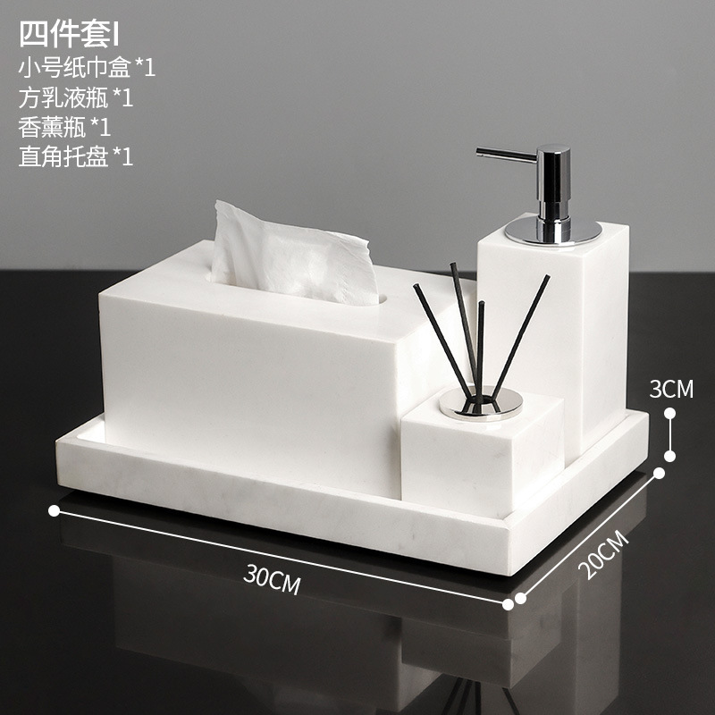 Fucsia Jazz White Juego de cuatro piezas I