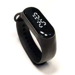 2023 New LED White Light Fashion Student Couple Casual Sports Touch Control Electronic Watch Wholesale