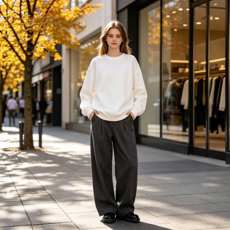 2024 Crewneck Sweater Autumn and Winter New Japanese and Korean Style Lazy Loose School Style Women's Top Comfortable Casual Student Sweater