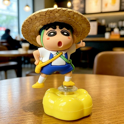 New Model Rotatable Crayon: Car ornaments - no-specifications-rotate-to-like-xiaoxin-straw-hat