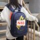 Trendy Brand Letter Backpack High Edition College Student Schoolbag Colorful Large Capacity Sports Backpack Outdoor Travel Bag