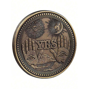 R 62998 Skull Decision Lucky Coin ���t�Q�����\�o��ſ羳