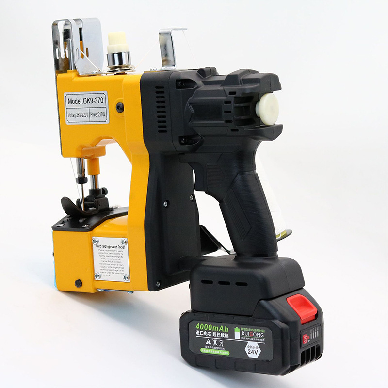 Máquina de costura sin cepillo de velocidad variable 2 veces la duración de la batería 5 horas máquina de empaque eléctrica de alta velocidad máquina de sellado de bolsa de tejido máquina de sellado de bolsa