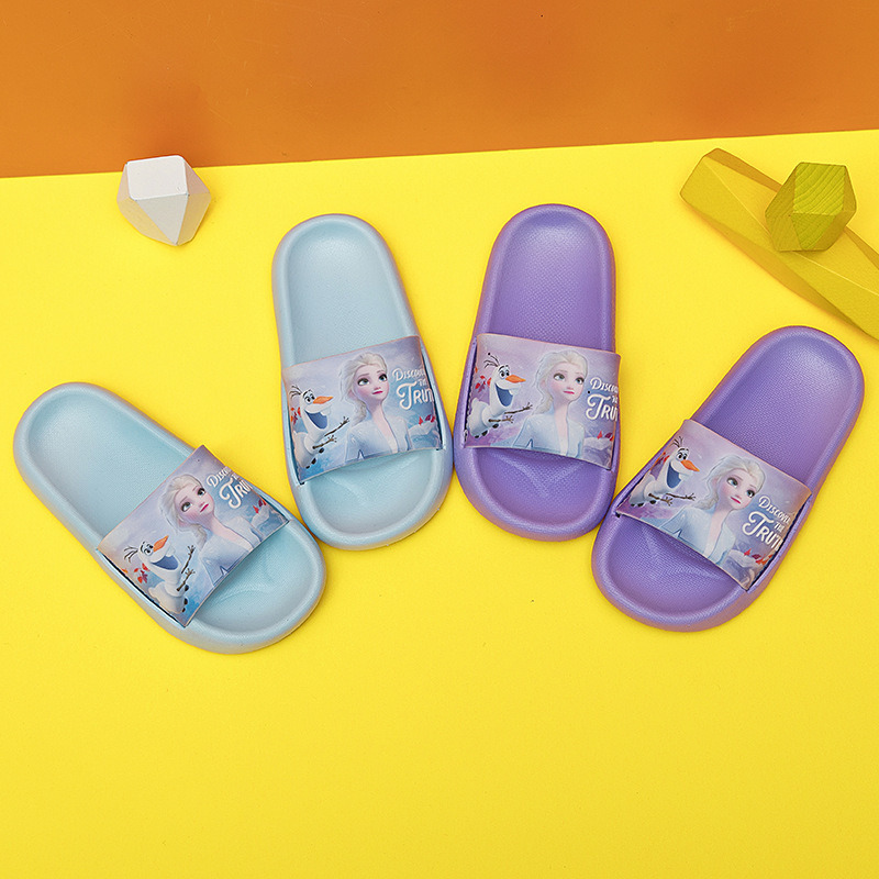 [Special Clearance] Princess Slippers, Non-Slip, New Summer Style, Cute Cartoon Design, Suitable for Home, Indoor, Bathing, and Outdoor Beach Wear