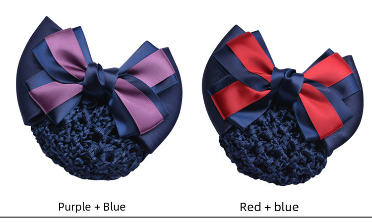 Stewardess Blue Korean Mobile Bank Hospital Nurse Hotel Telecom Professional Net Flower Hairpin Professional Head Flower Wholesale_voghion.com