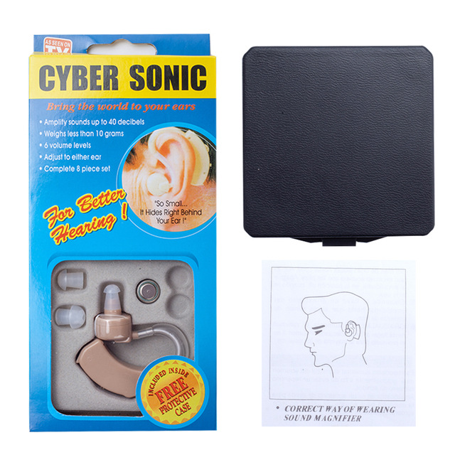 工場直売USB充電式ノイズリノイズアンプ耳掛け補聴器イヤホン集音器対外貿易版1