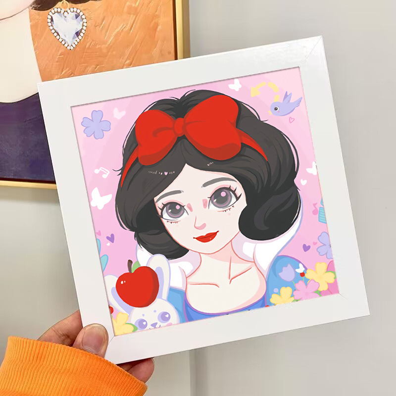 Nuevo dibujo de diamante infantil de labu diy pegatinas de diamante con marcos de fotos hechas a mano diy puzzle pegatinas de mampostería image 181