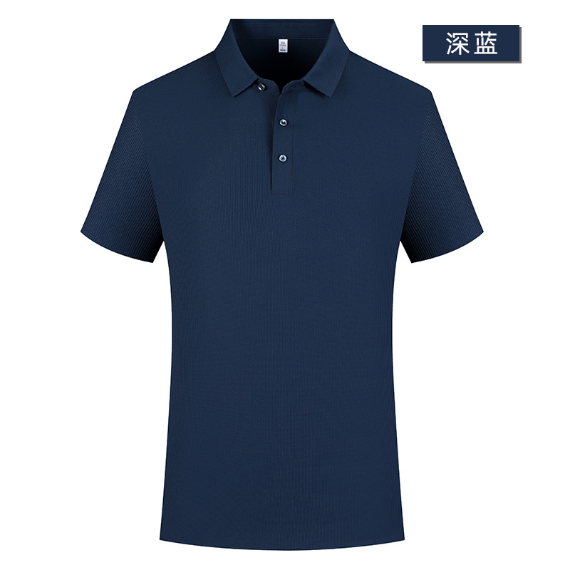 Nylon spandex adhesivo sin costuras 5A antibacteriano camisa de Polo de manga corta ropa de trabajo de verano personalizada ropa de trabajo impresa LOGOTIPO bordado