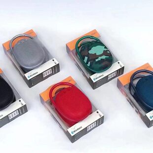 Cross -border hot -selling CLIP4 wireless Bluetooth speaker Portable hanging outdoor plug card mini audio gift creativity
