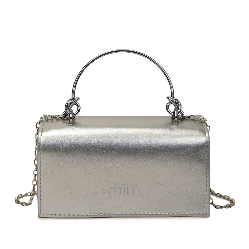 Cadenas de alta sensación mini bolso cuadrado para mujeres 2025 nuevo bolso de mano comercio exterior transfronterizo bolso de hombro