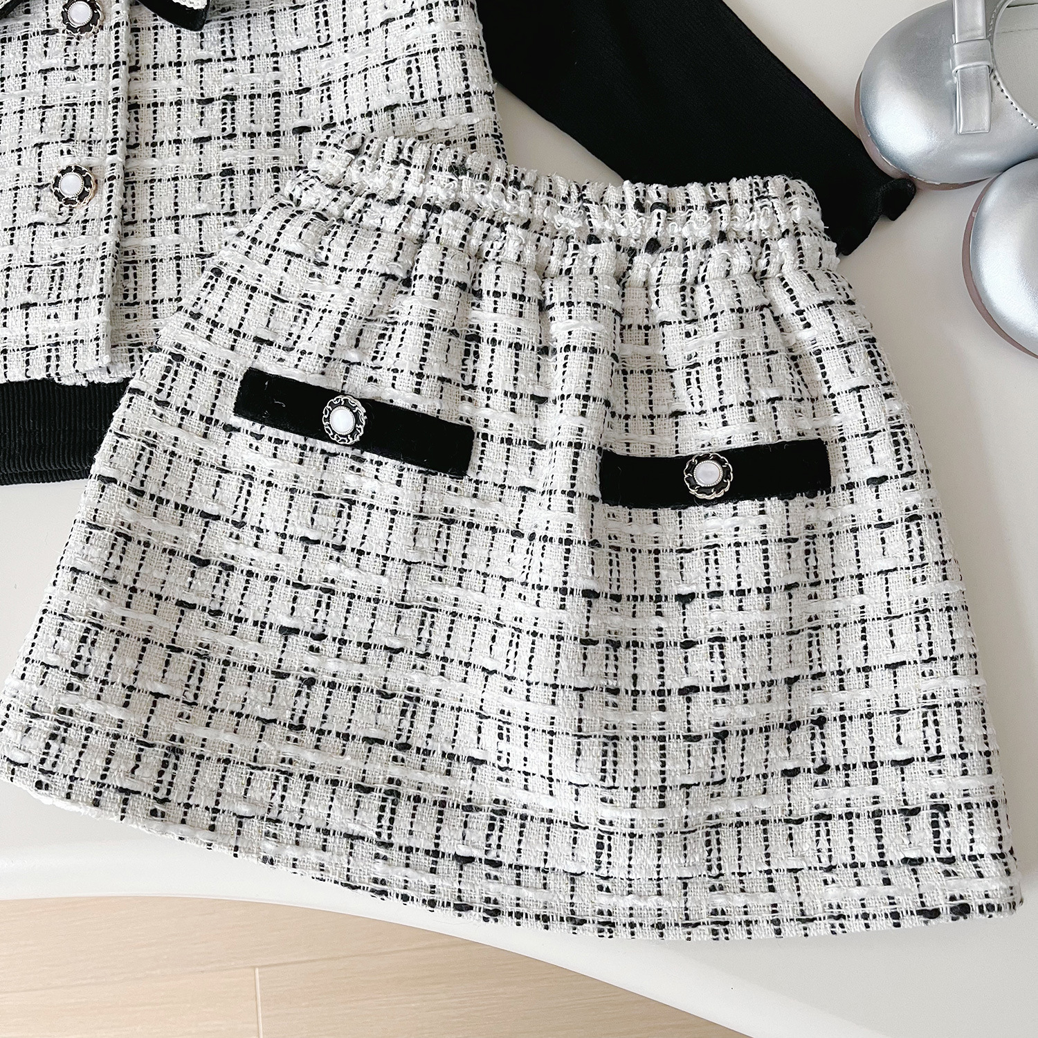 Girls Little Fragrant Style Three Piece Set For Toddler Girls_voghion.com