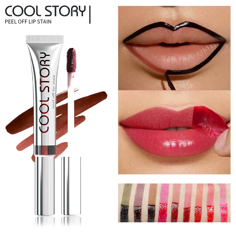 Отсоединяемый карандаш для губ, матовый бальзам для губ, водостойкая помада, фиксация цвета