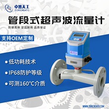 智能超声波流量计管道式气体流量计消防水流传感器可替e+h流量计