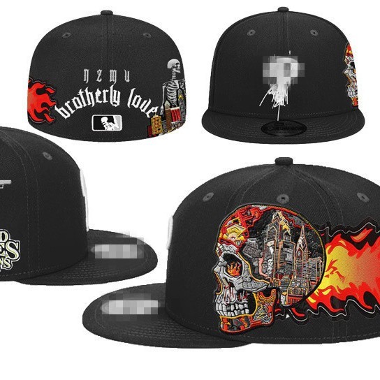 新款L-A N-Y棒球帽字母刺绣嘻哈帽尺寸帽时尚帽子Fitted cap T-38|undefined