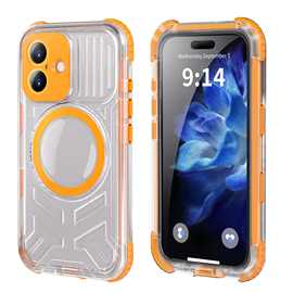 红辣椒CC系列适用苹果16无线充MagSafe磁吸防水壳手机全包保护套