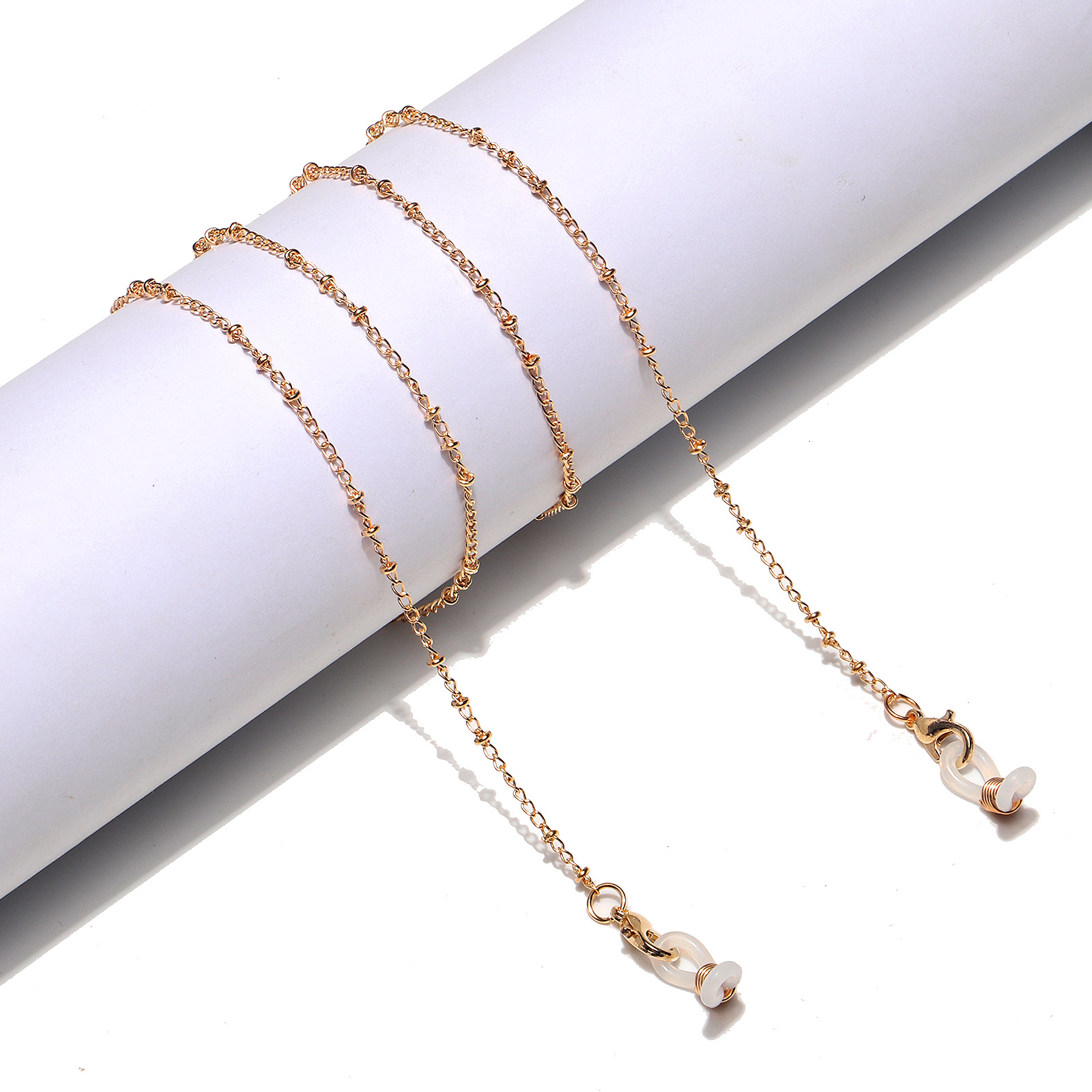 20g Weight Metal Material Fashion Simple Color Retention Golden Metal Glasses Chain 12