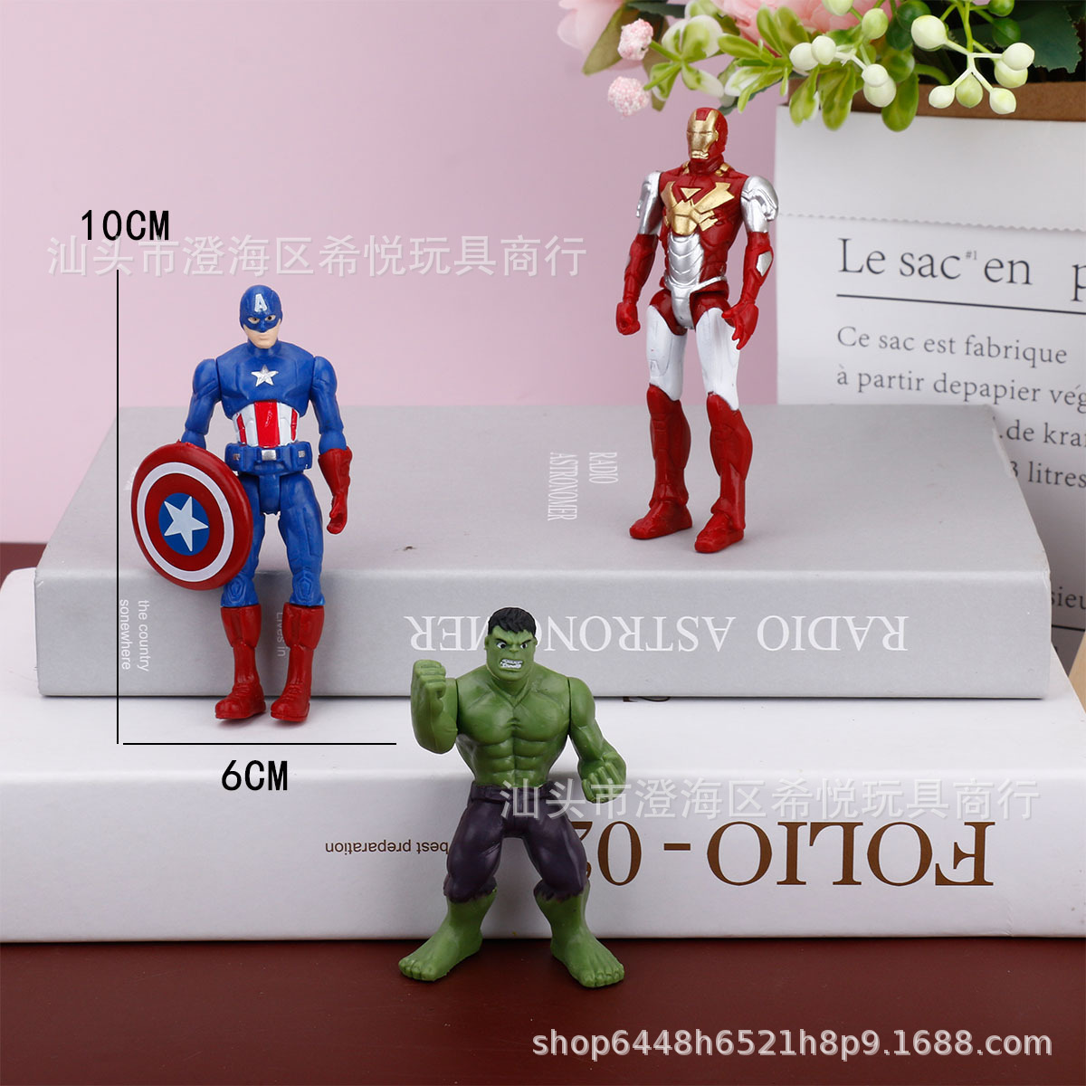 Creativa sólida venganza Superman decoración de la torta del equipo Americano héroe gigante Capitán