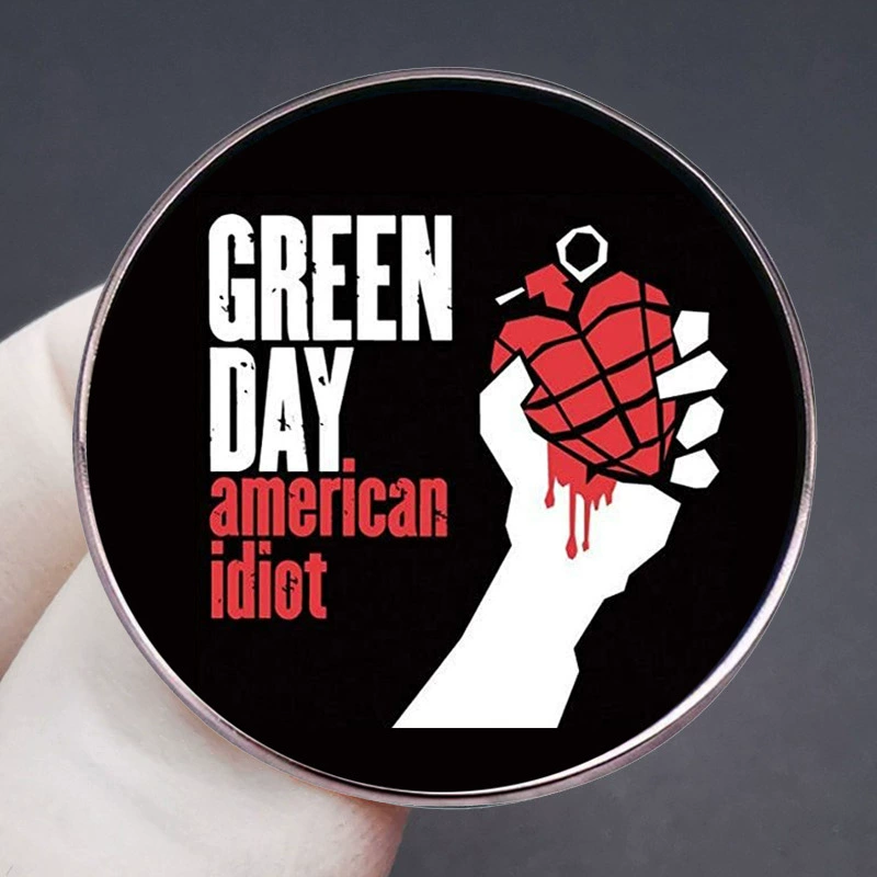 Green Day绿日乐队胸针美国朋克摇滚音乐节乐队别针合金徽章配饰