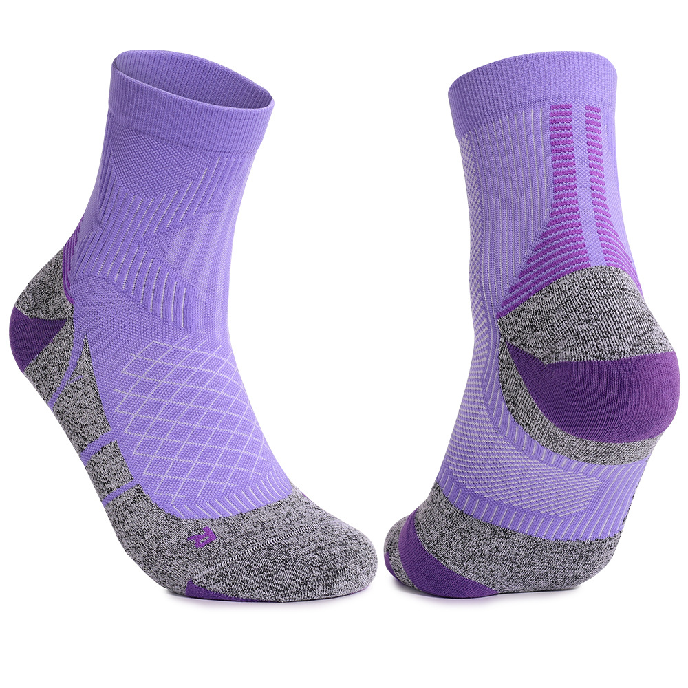 Calcetines deportivos para hombre y mujer, calcetines de running de tubo corto resistentes al desgaste, absorbentes del sudor, transpirables, antiolor, antibacterianos, calcetines de bádminton personalizados.