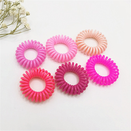 Children's colorful phone cord hair tie wholesale stall accessories hair ribbon hair accessories foreign trade rubber bands