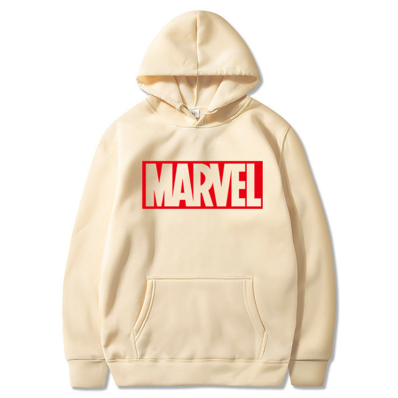 New Foreign Trade Aliexpress European and American Marvel Hooded Sweatshirt Men's Miracle Letter Sports Sweatshirt Hoodie for Men