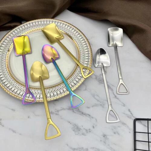 Creative stainless steel internet celebrity shovel spoon student personalized watermelon ice cream dessert shovel spoon wholesale