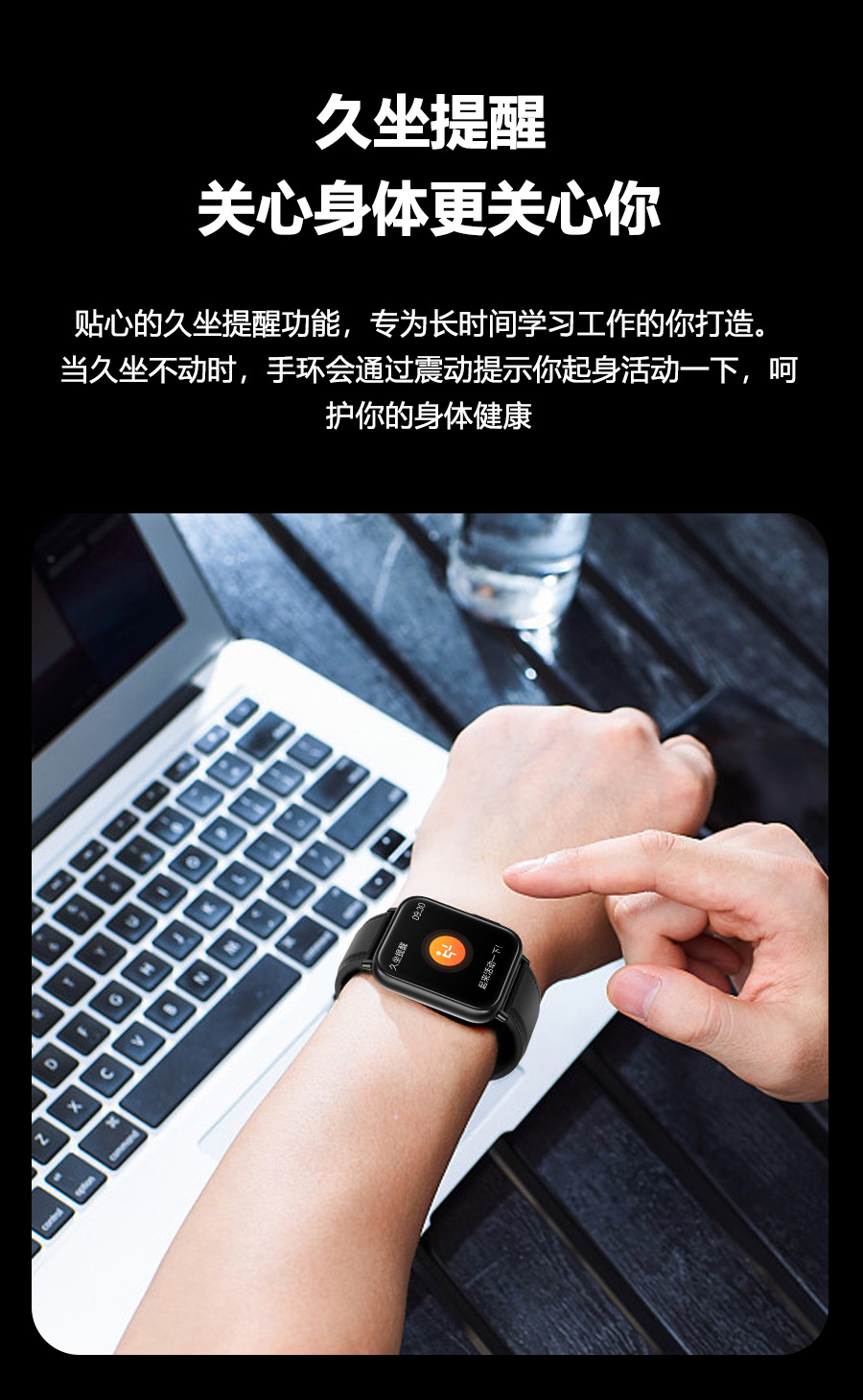 The new cross-border TK10 smartwatch, ECG, heart rate, blood pressure, blood oxygen, body temperature, fitness and health wristband, and incoming call reminder undefined