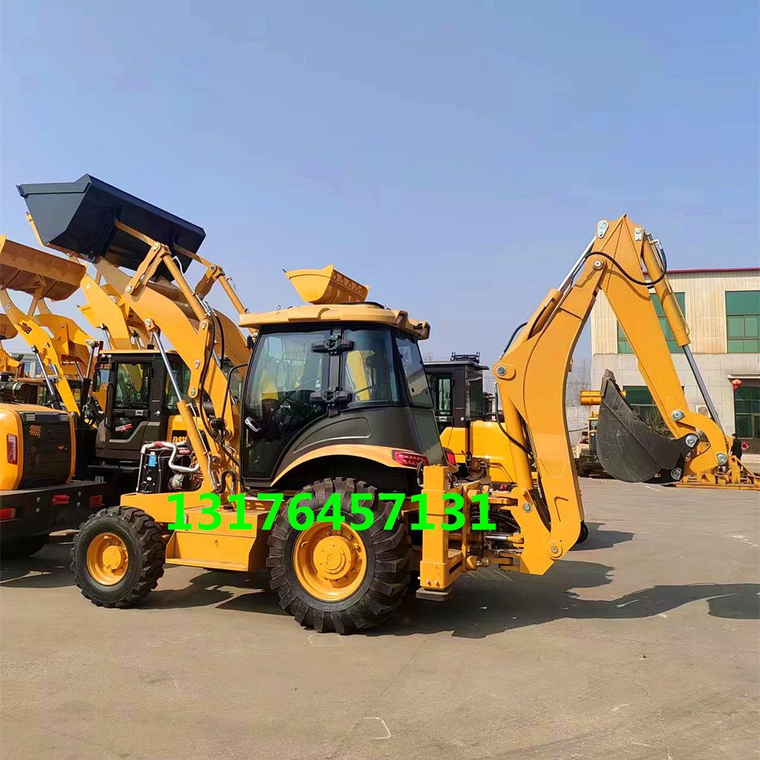 两头忙挖掘装载机 反铲装载机 铲挖一体机Small excavator loader