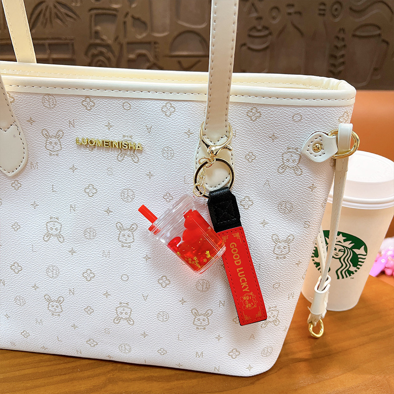 드래곤 년 다지 새 오일 멩멩멩이 작은 드래곤 펜던트 창조적 인 가방 액세서리 커플 작은 선물 키 체인 도매