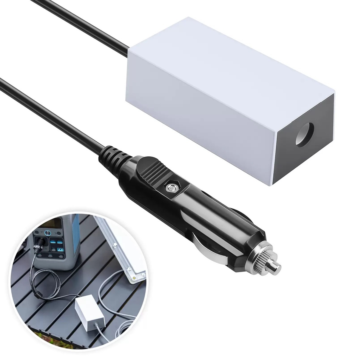 Mini car/outdoor power charger DC power adapter 12/24V boost 30V/3.5A