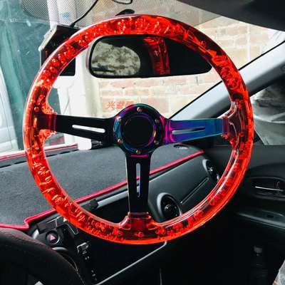 Other Car Modifications | Big Dipper Modified Steering Wheel - watermelon-red-color-as-shown