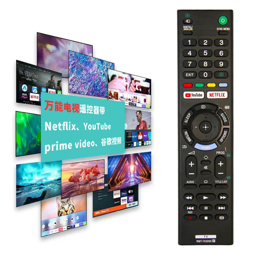 Aplicable a Sony RMT-TX300E / 310 LCD comercio exterior inglés control remoto de televisión RM-300E image 2