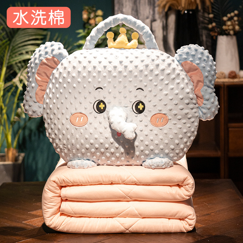 코끼리(워시드 코튼 퀼트)