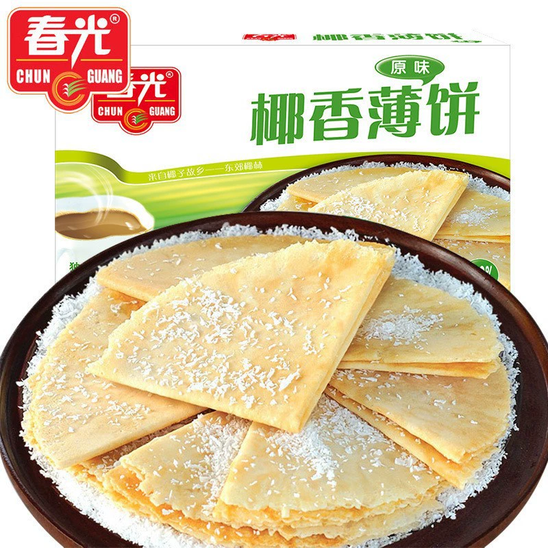 Кокосовый торт Чунгуанга (оригинал) 150 г оригинальный вкус манго-дуриан смешанные хрустящие печенья оптом