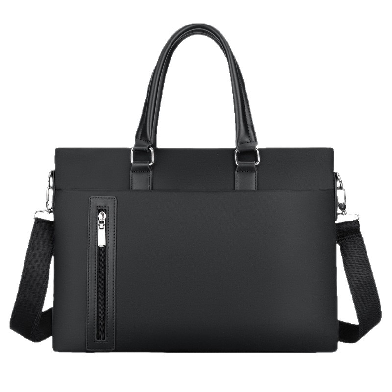 Nueva maletín de tela Oxford a la moda para hombre de primavera, bolso portátil de gran capacidad, bolso para documentos, bolso para reuniones de negocios