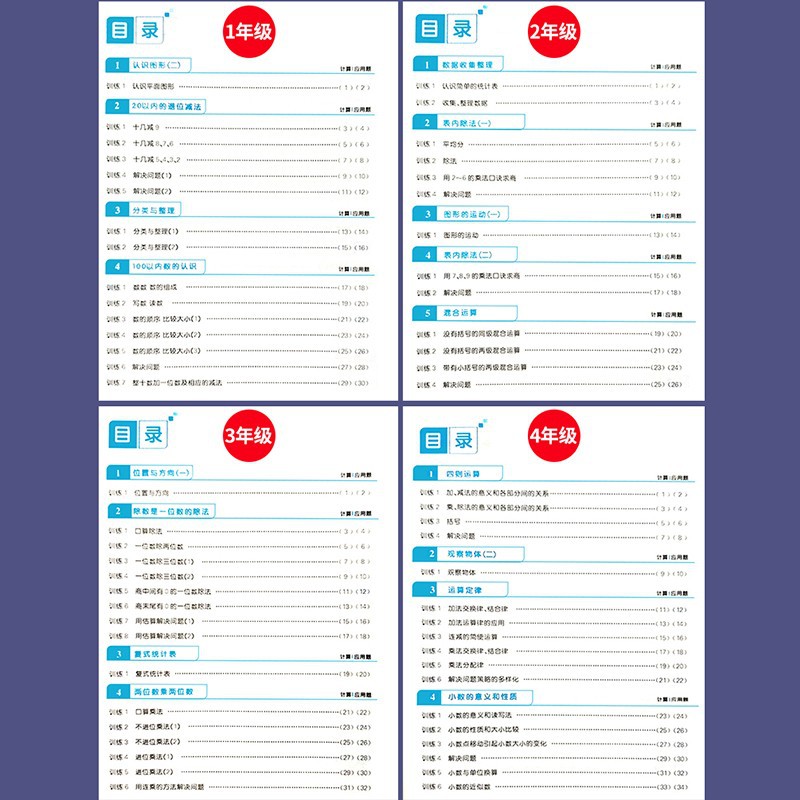 人教版北師版一二三四五六年級下冊小學生數學計算口算題卡應用題