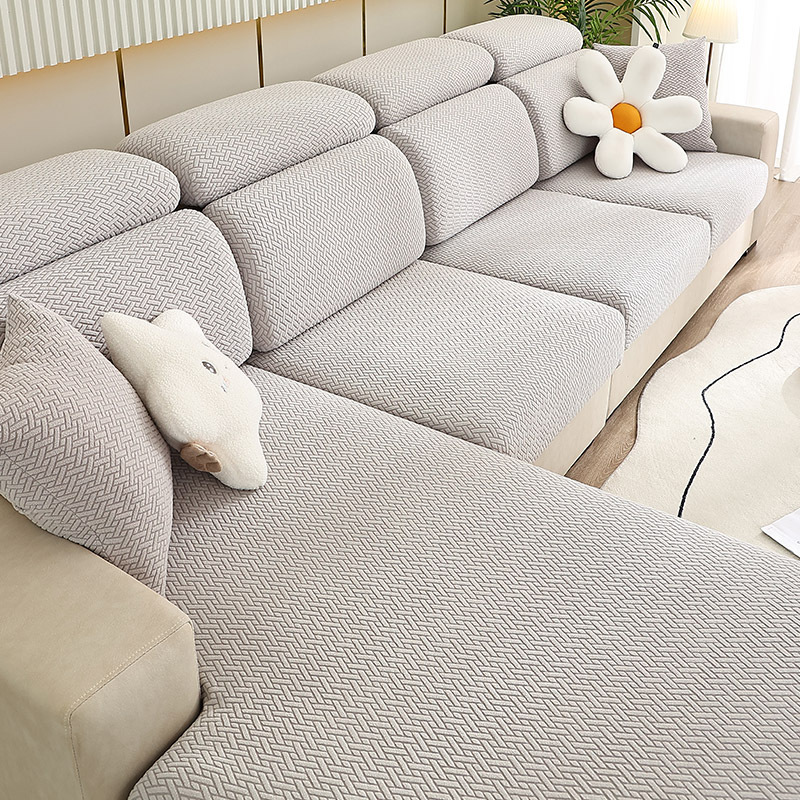 2022 nueva funda de sofá todo incluido elástico simple funda de cojín de sofá de invierno en forma de L Imperial Concubina cubierta de cuatro estaciones Universal