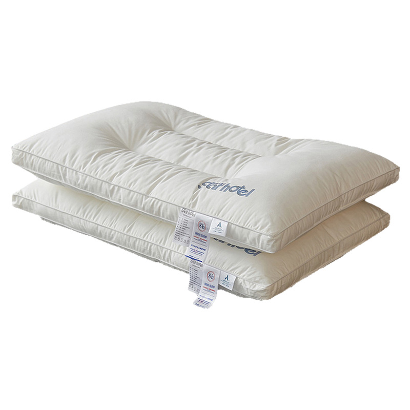 Almohada, protección de la columna cervical, para dormir, centro de almohada para adultos en el hogar del hotel, una sola almohada, un par de almohadas