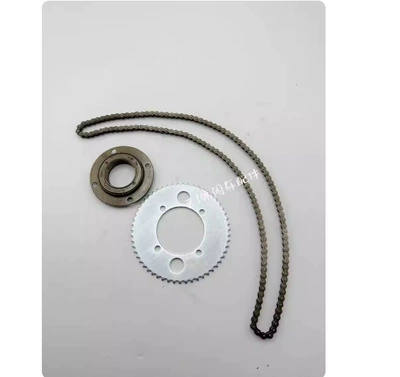 Motosiklet ləvazimatları və aksesuarları – Little Dolphin Scooter Accessories 25H # - 25h55-teeth-plus-flywheel-plus-136-section-chain